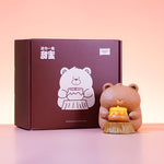 A Little Sweetness for You Candle Holder Set product details including resin holder and scented candle features
