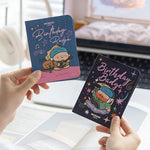 BigGallery Birthday Badge lifestyle display showing collectible monthly birthday badges as cute accessories