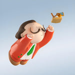 Salvador Dalí inspired flying collectible figure – The Great Artist Series blind box | BigGallery