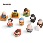Multiple Great Artists blind box figures set on a white background by BigGallery, collectible art toys assortment