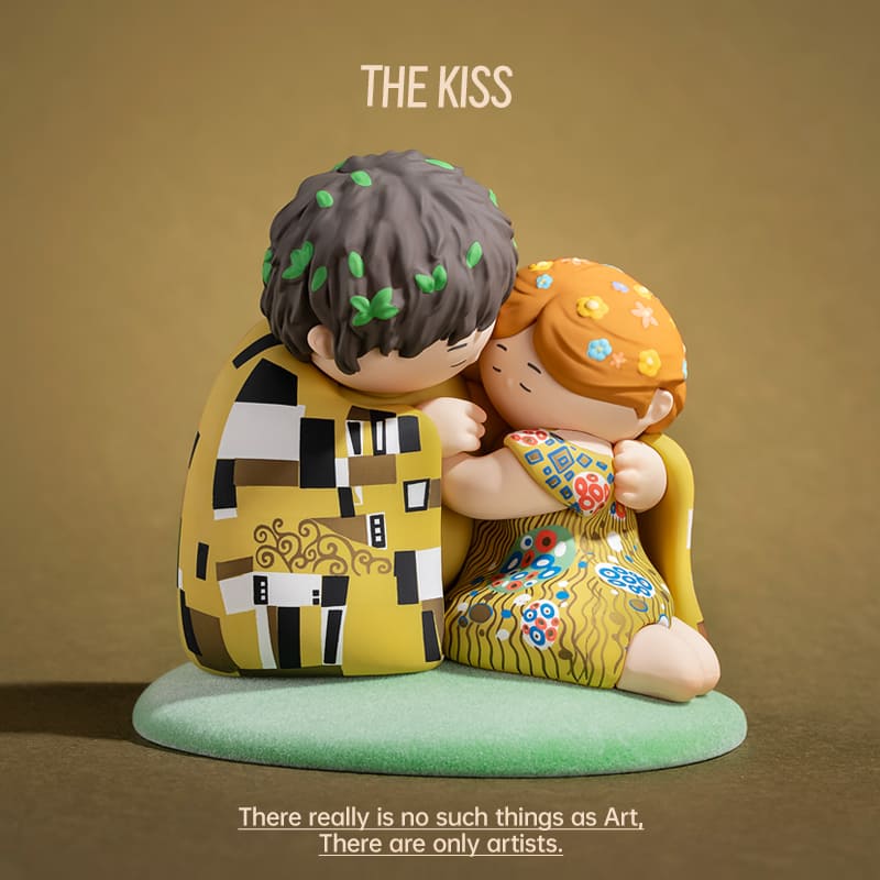 The Kiss inspired figure Great Artists blind box collectible art toy