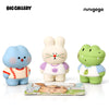 BigGallery x Ninigogo Happy Day Series blind box figures collection on white background featuring three cute collectible character toys