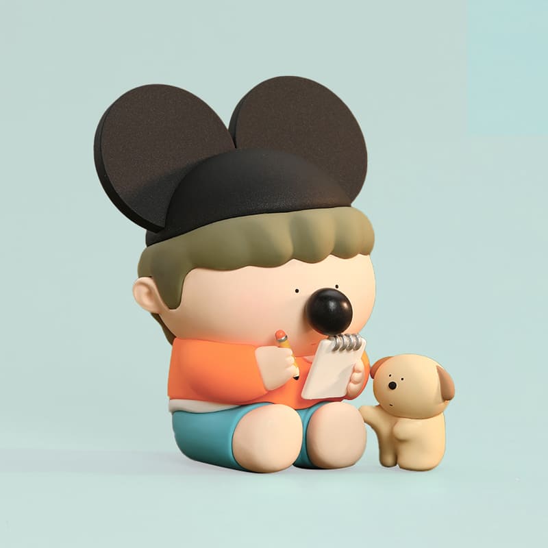 Biggallery Someone Loves You Series blind box figure with pet dog cute collectible toy