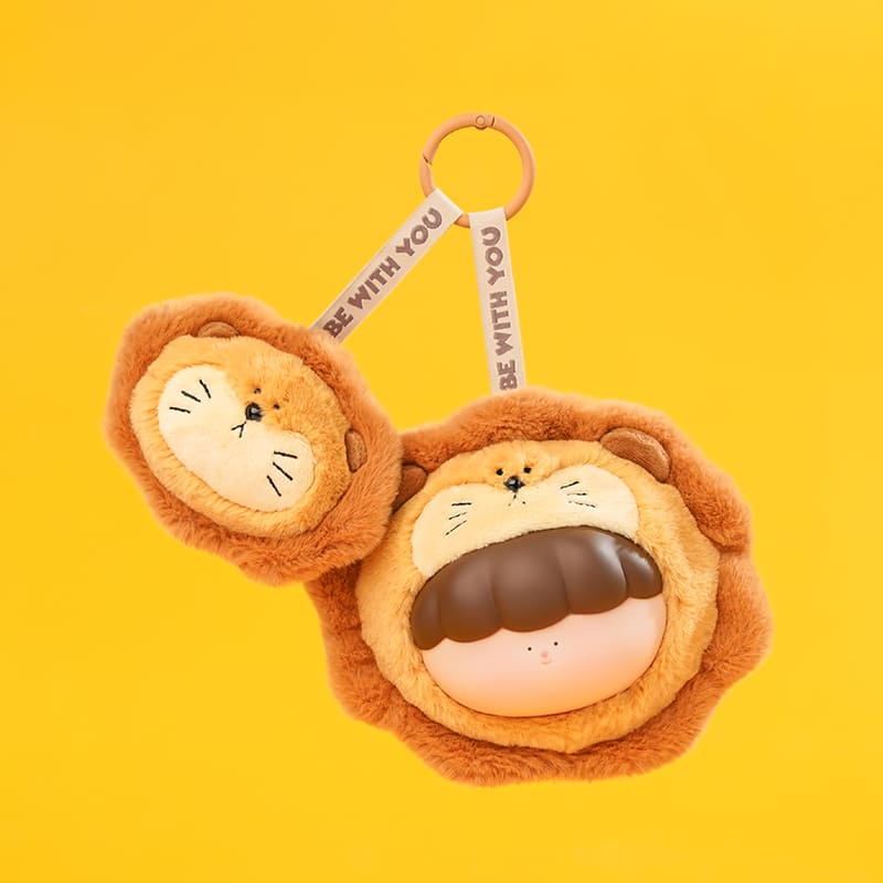 Lion plush character keychain To Be With You blind box cute collectible toy