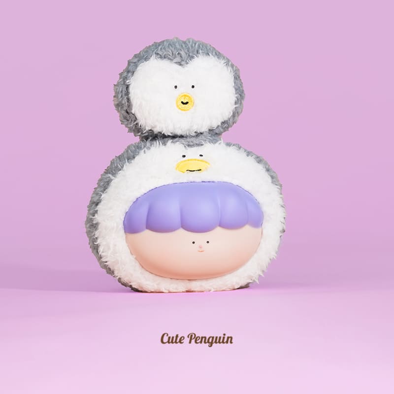 Cute penguin plush figure To Be With You blind box soft collectible toy