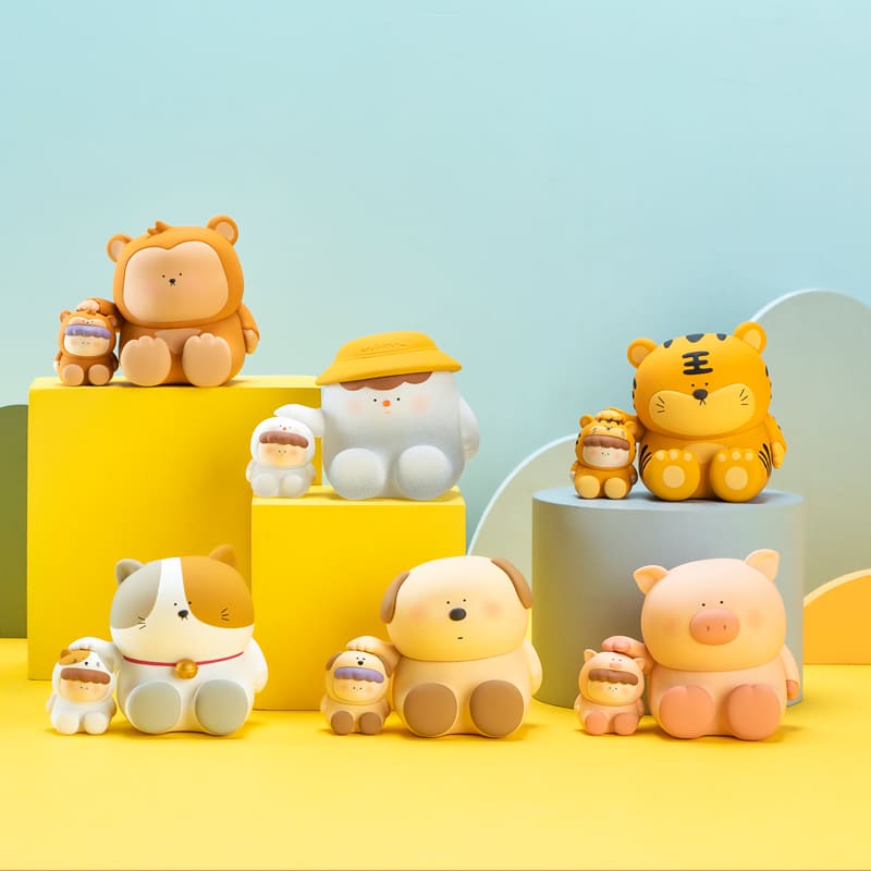 BigGallery To Be With You Season 2 blind box collectible figures animal series display