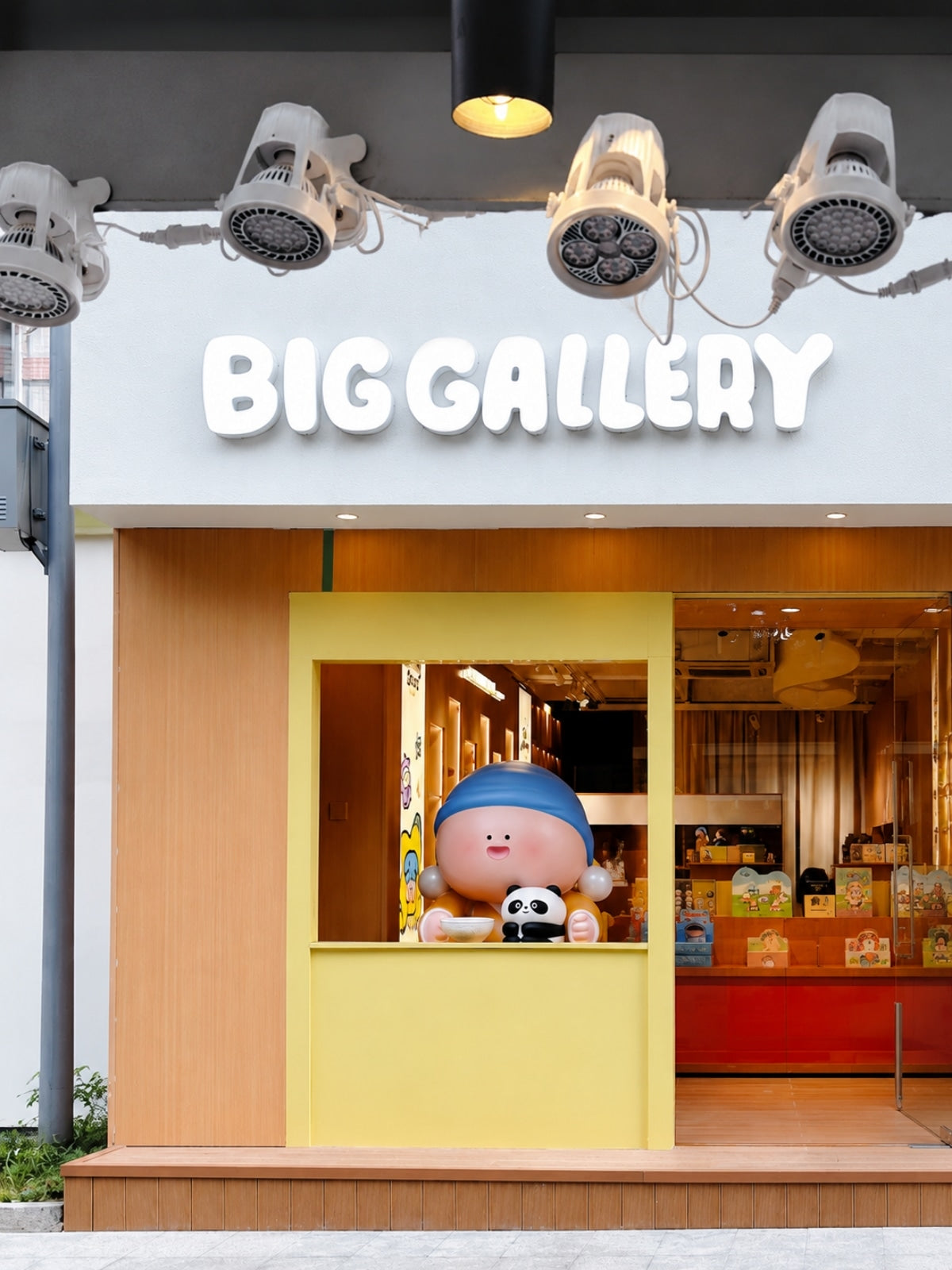 BigGallery store at No. 6-10 Wangping Binhe Road, Chenghua District, Chengdu — designer toy collectibles shop