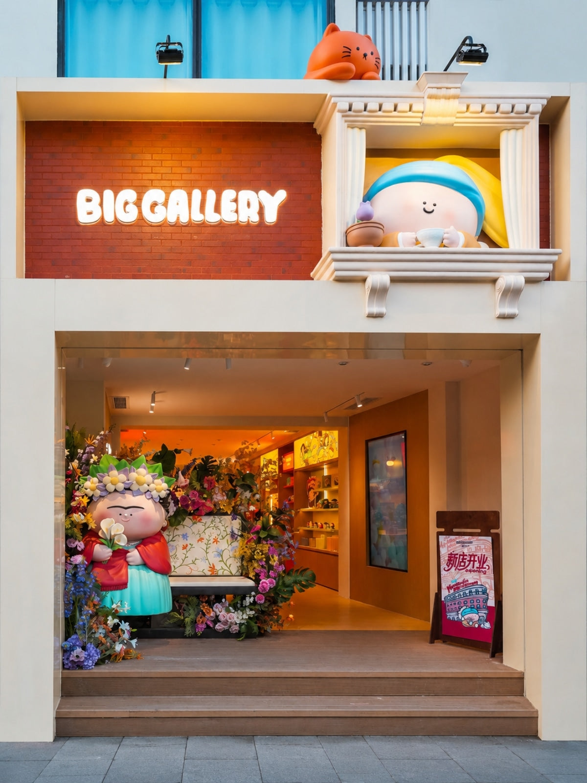 BigGallery store at Wukang Building, 1 Wukang Road, Xuhui District, Shanghai — designer toy collectibles shop