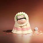Frida’s Sacred Wedding figure from The Great Artist Series – East Meets West Blind Box, a floral art-inspired collectible by BigGallery