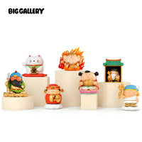 GODS OF WEALTH Series Blind Box figures full set by BigGallery featuring collectible fortune characters on white background