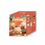 GODS OF WEALTH Series Blind Box retail display case by BigGallery featuring collectible fortune-themed blind box figures