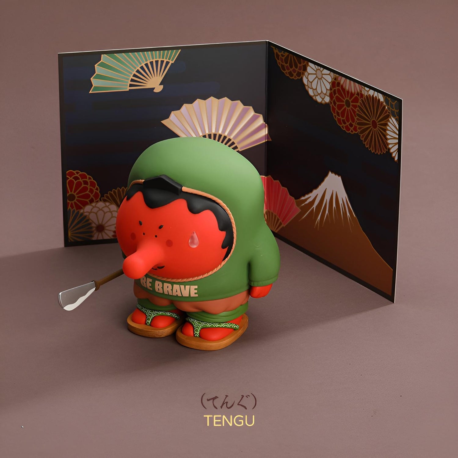Hundred Demons Parade Series Zashiki Warashi collectible art toy figure front view by BigGallery