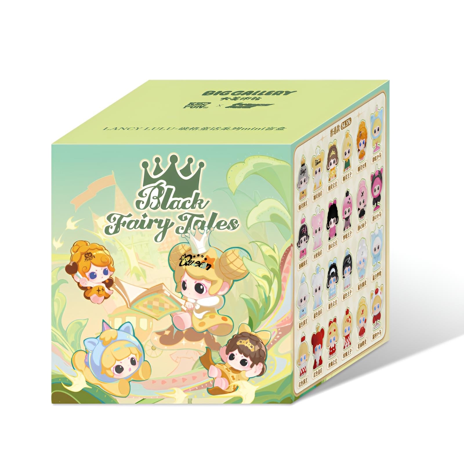 LANCY LULU Black Fairy Tales Series Mini Blind Box single packaging design