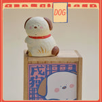 Lunar Zodiac Dog figure by BigGallery with matching display box, collectible zodiac animal art figure