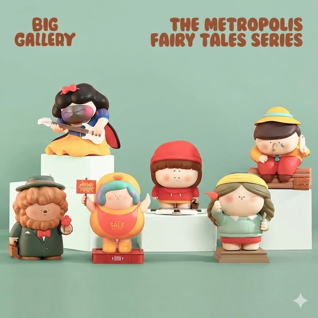 Metropolis Fairy Tales blind box figures character set including Snow White, Little Red Riding Hood and more