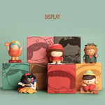 Metropolis Fairy Tales blind box figures full collection display with colorful packaging boxes