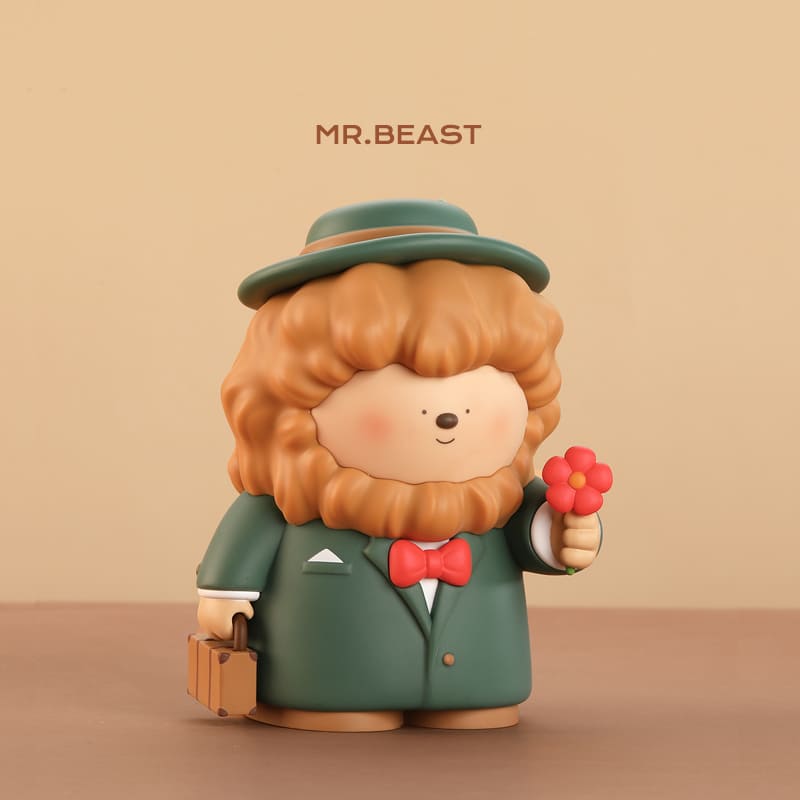 Mr Beast lion character figure from Metropolis Fairy Tales blind box series