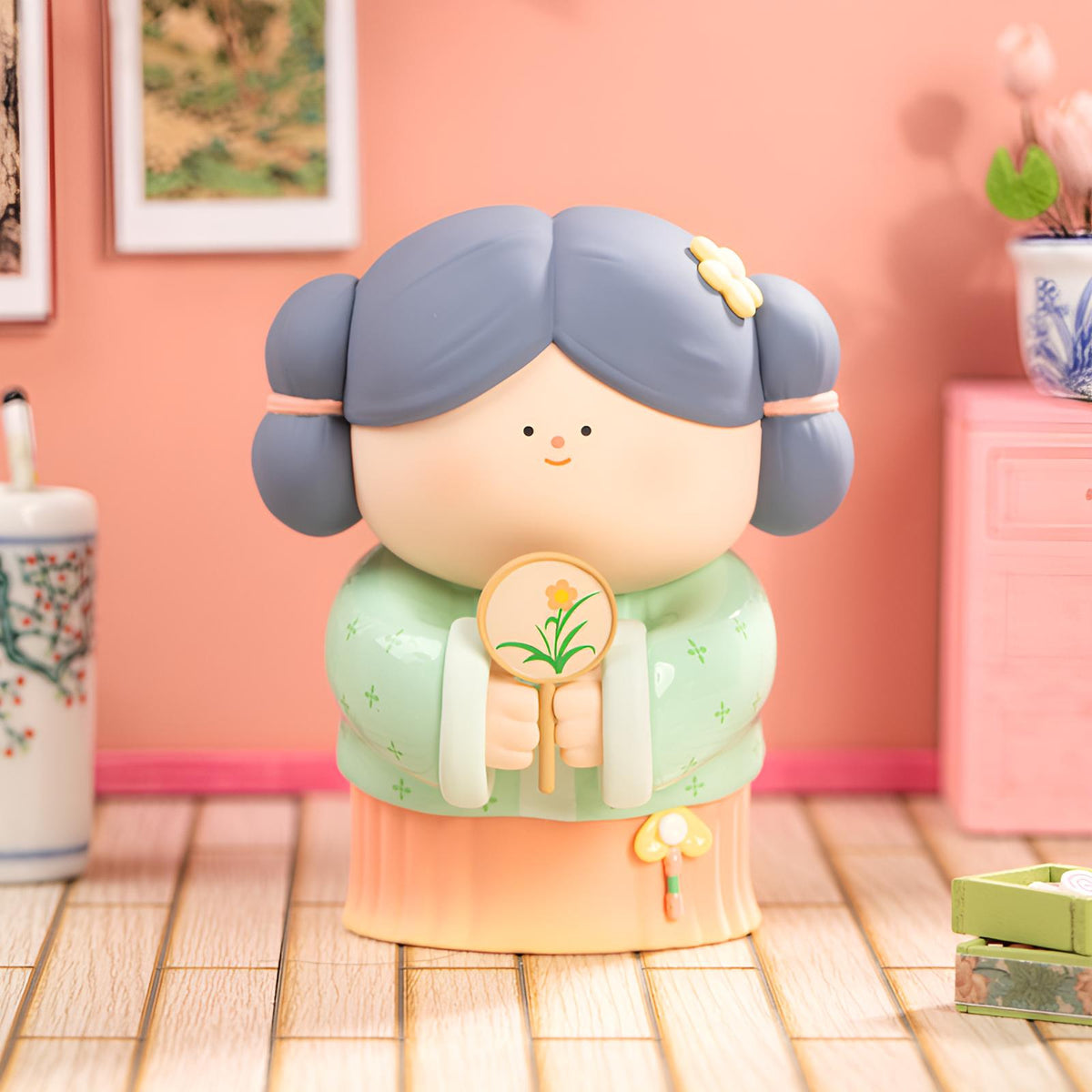 Cute girl collectible figure from My Favorite Gift for You Blind Box series with detailed outfit and accessories