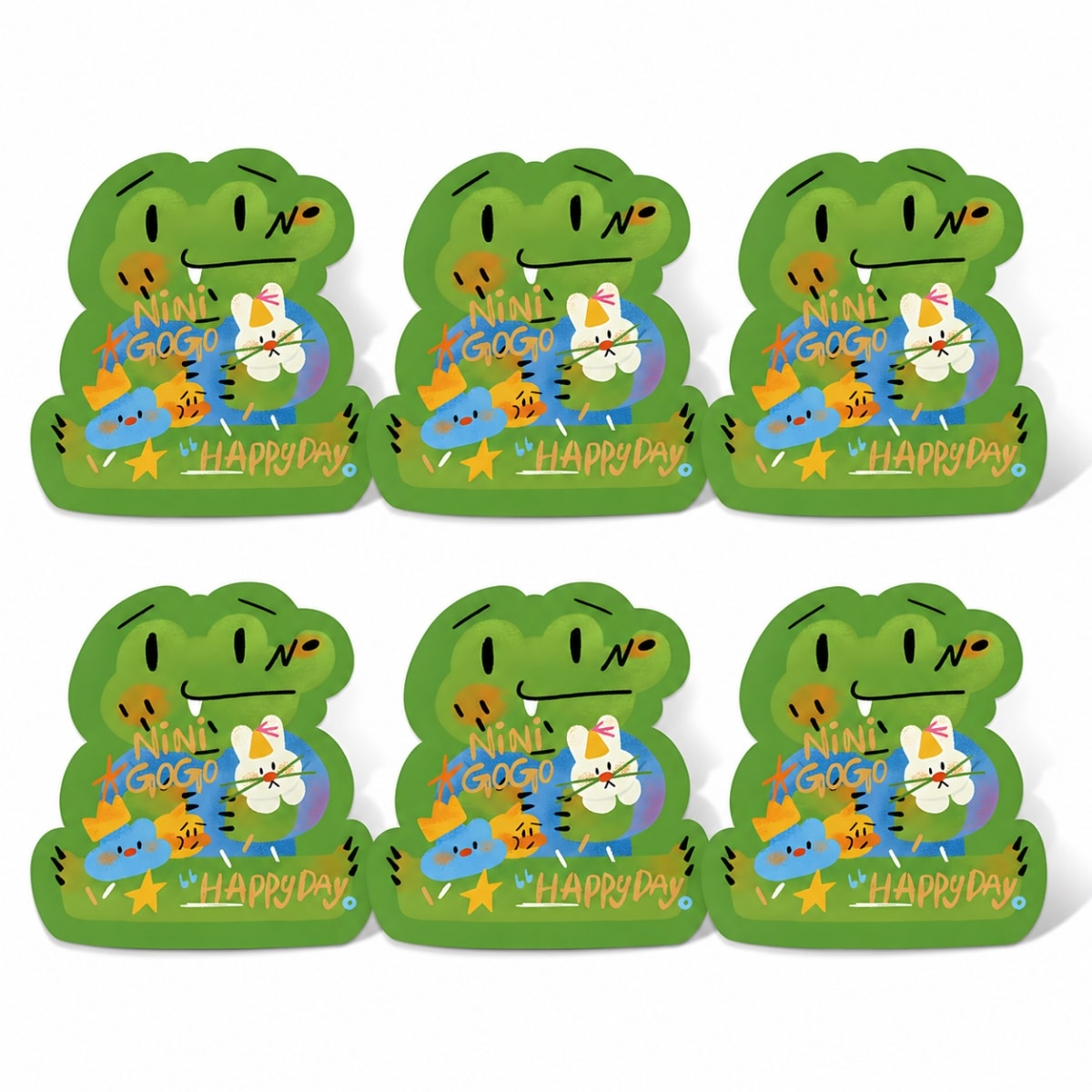 NINIGOGO Happy Day Series Blind Box set of 6 bags packaging for collectible toy box set purchase | BigGallery
