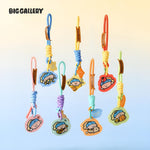 Pearl Maiden Phone Strap Blind Box full lineup by BigGallery, featuring seven cute acrylic phone charm strap designs
