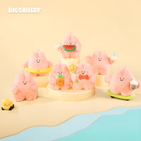 Roro’s Summer Plans Series Blind Box by BigGallery featuring six soft plush summer-themed collectible figures