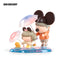 Someone Loves You – Rainy Day figure by BigGallery featuring two cute collectible characters with umbrellas on a white background, designer art toy