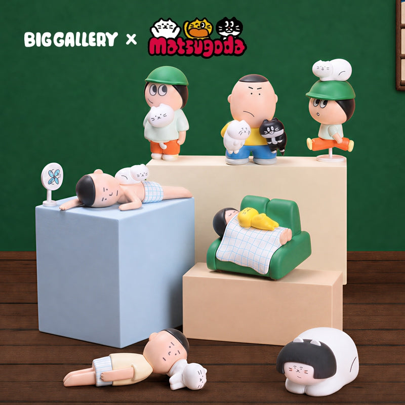 Thank Goodness for Cats Series Blind Box by BigGallery and Matsugoda featuring cat-themed collectible figures