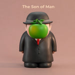 The Son of Man collectible art figure inspired by surrealist artwork from The Great Artist Figures series Season 1 by BigGallery