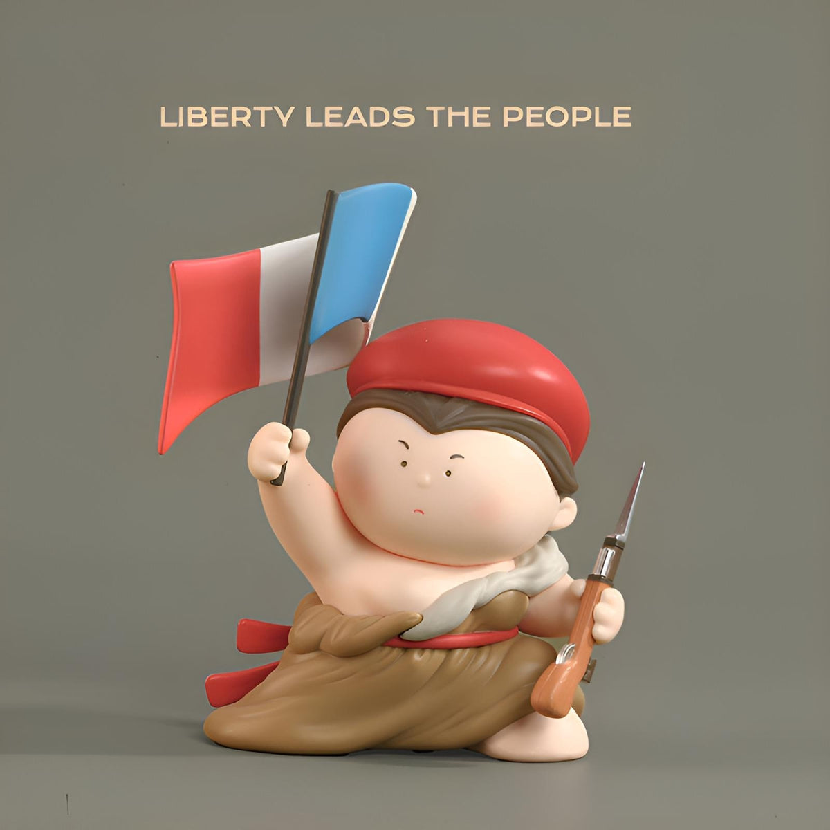 Liberty Leading the People figure from The Great Artist Figures Season 3, artistic collectible figure inspired by Delacroix painting