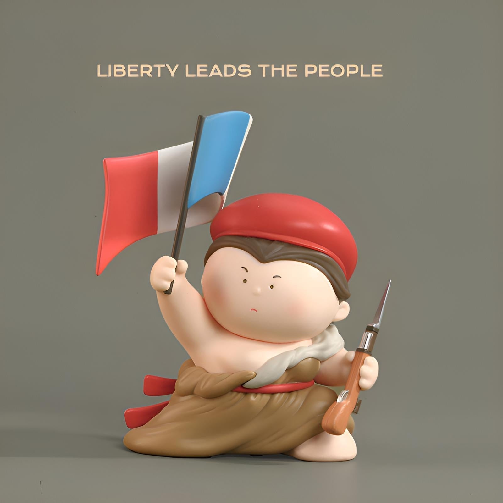 Liberty Leading the People figure from The Great Artist Figures Season 3, artistic collectible figure inspired by Delacroix painting