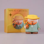 The Great Artists Series Van Gogh & Sunflowers blind box art figure with collectible packaging by BigGallery