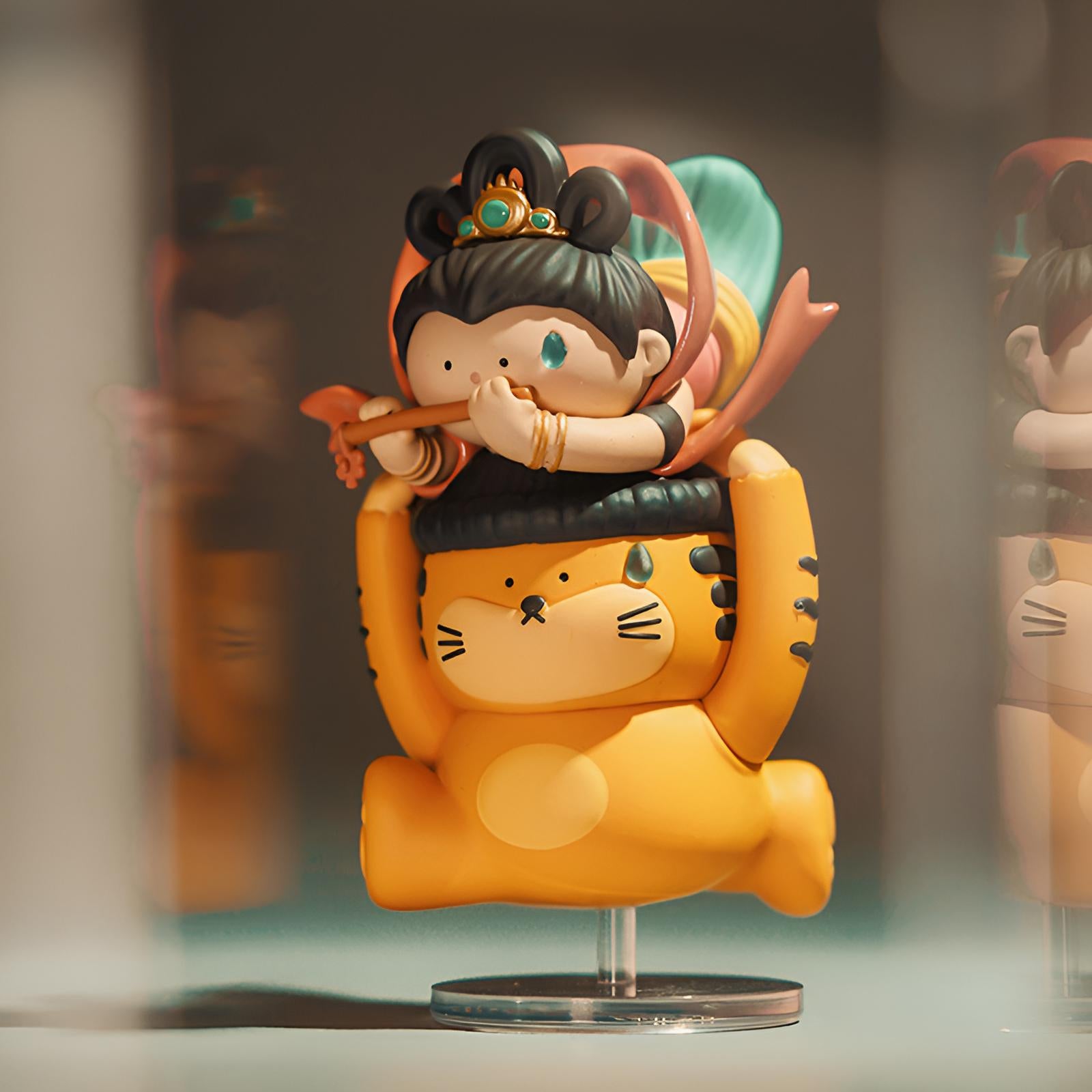 Tiger Woody collectible figure from The Museum Bandits Series Blind Box with detailed museum-inspired design