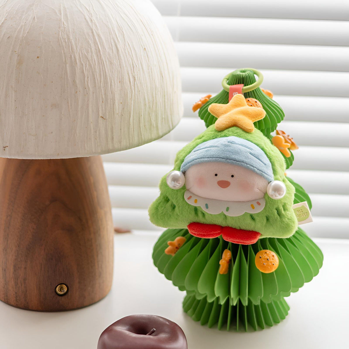 The Wishing Star Girl Plush Charm hanging decoration with adorable holiday style