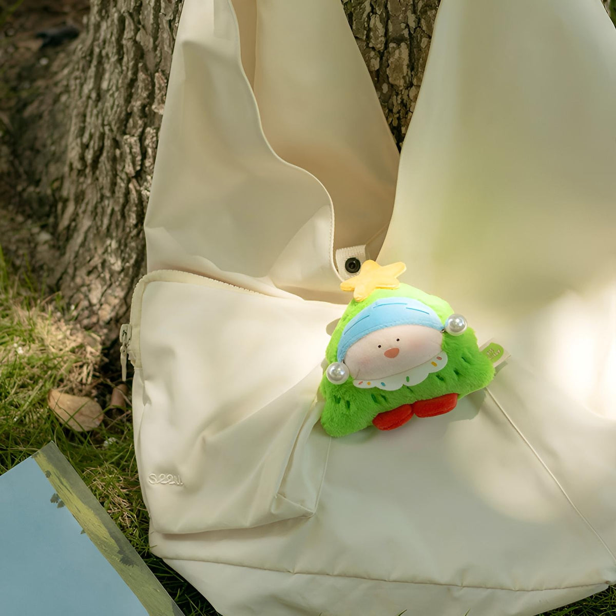 The Wishing Star Girl Plush Charm as a cute holiday gift idea and bag accessory