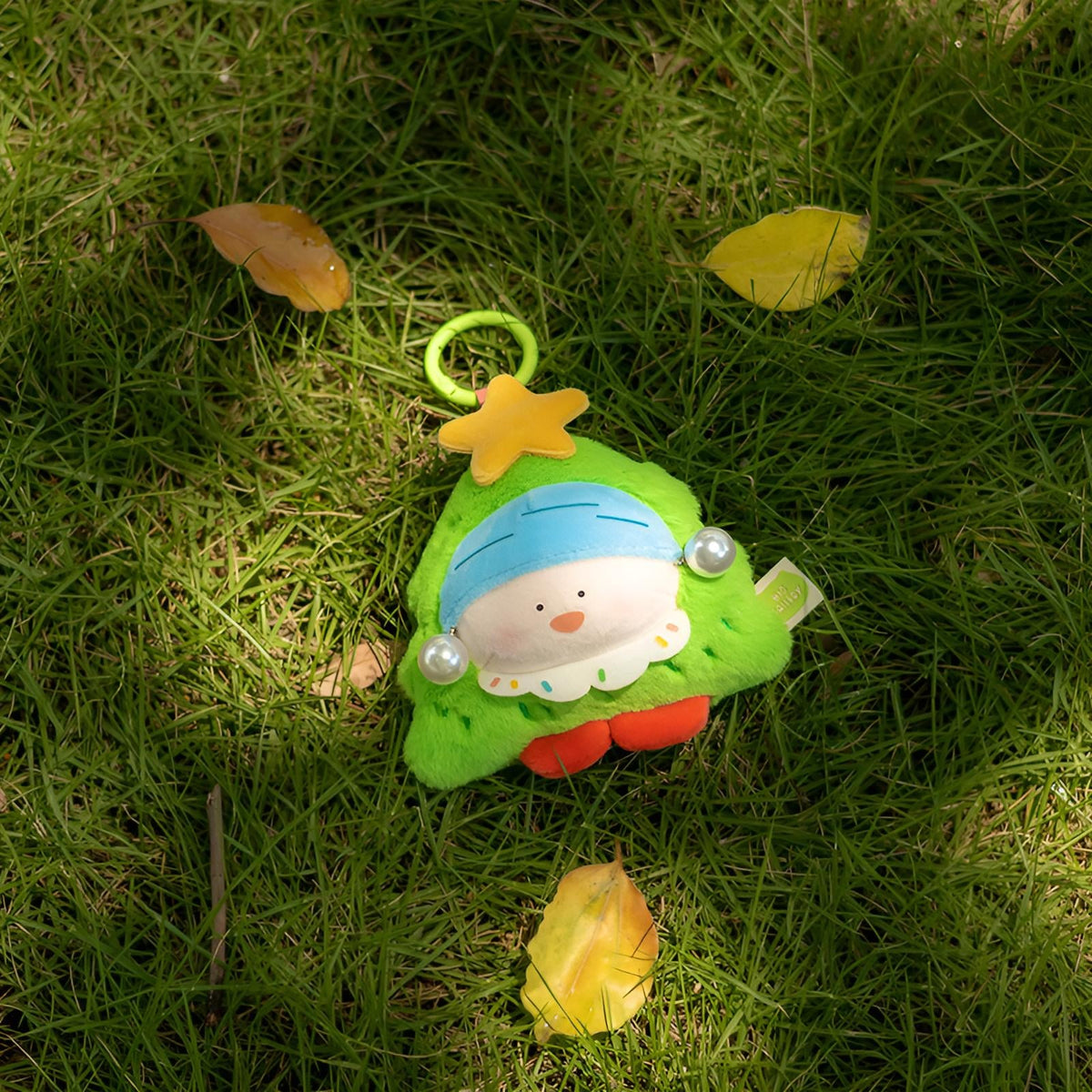 The Wishing Star Girl Plush Charm outdoor lifestyle photo with soft plush design