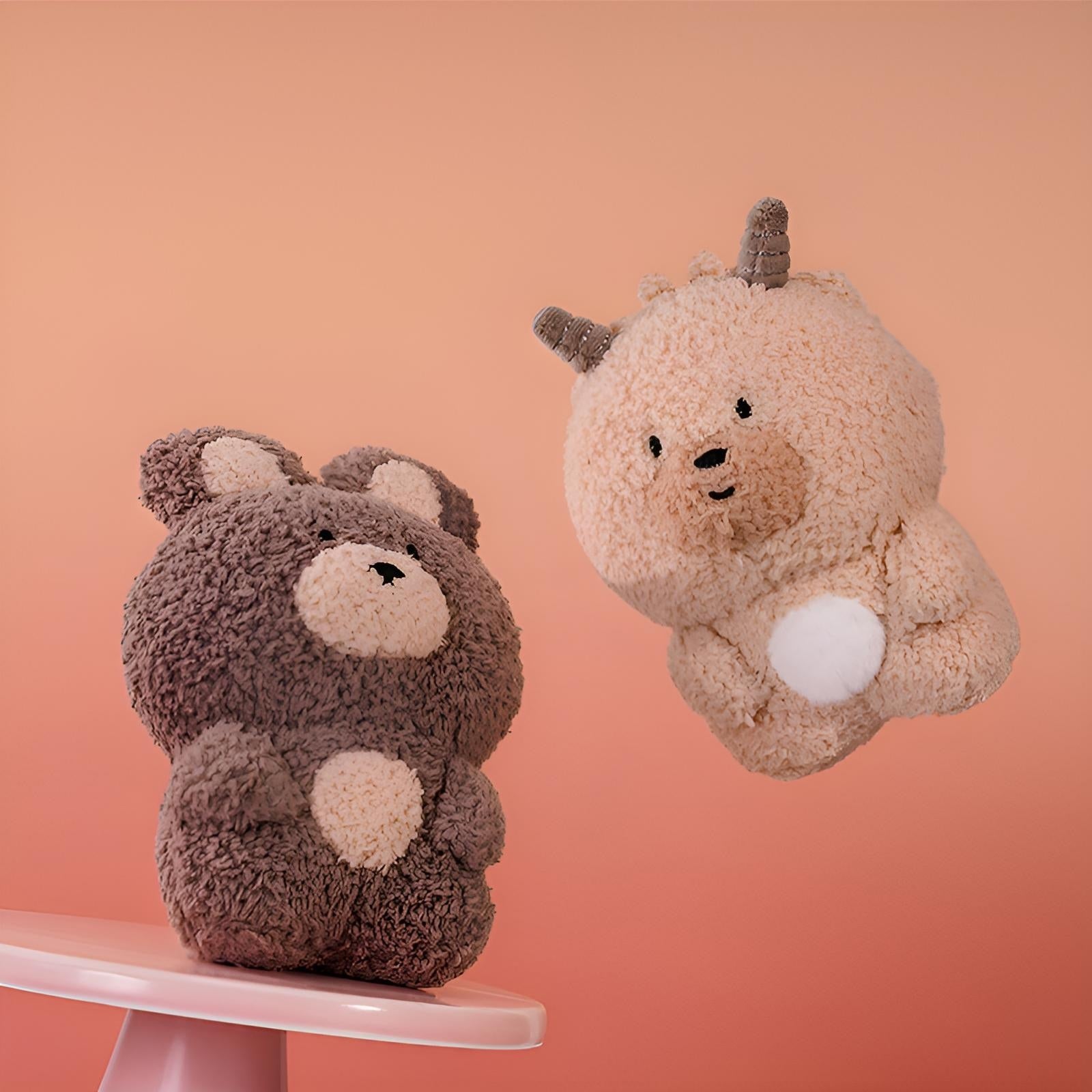 Treasure Animals plush figures featuring soft bear and Tibetan antelope collectible animal designs