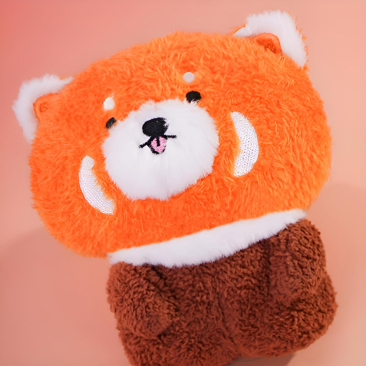 Red Panda plush figure from Treasure Animals Series Blind Box by BigGallery, soft collectible animal figure