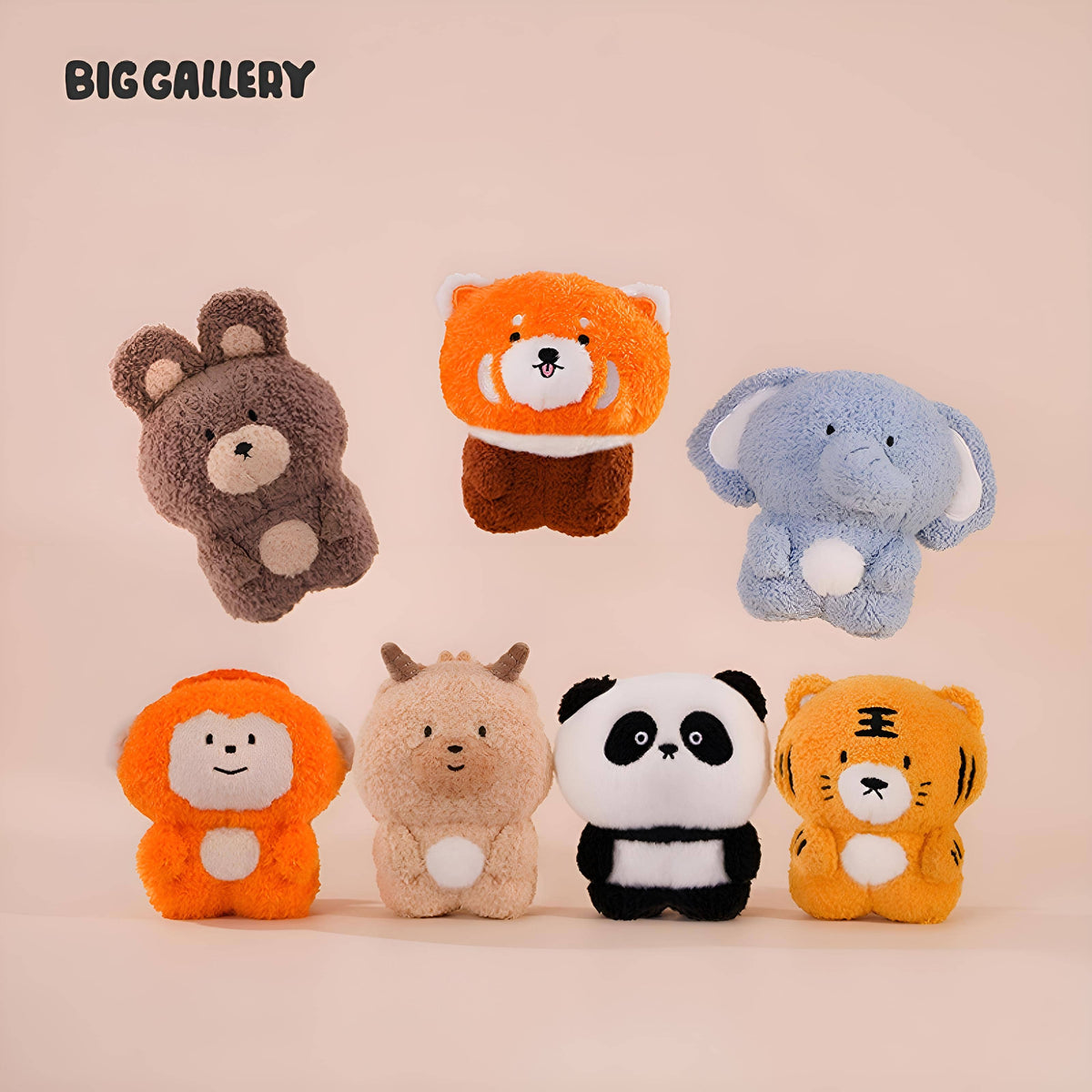 Treasure Animals Series Blind Box by BigGallery featuring soft plush animal collectible figures