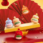 Lucky Mini Beans from Wealth & Blessings Together Series displayed as cute collectible mini figures with traditional fortune elements