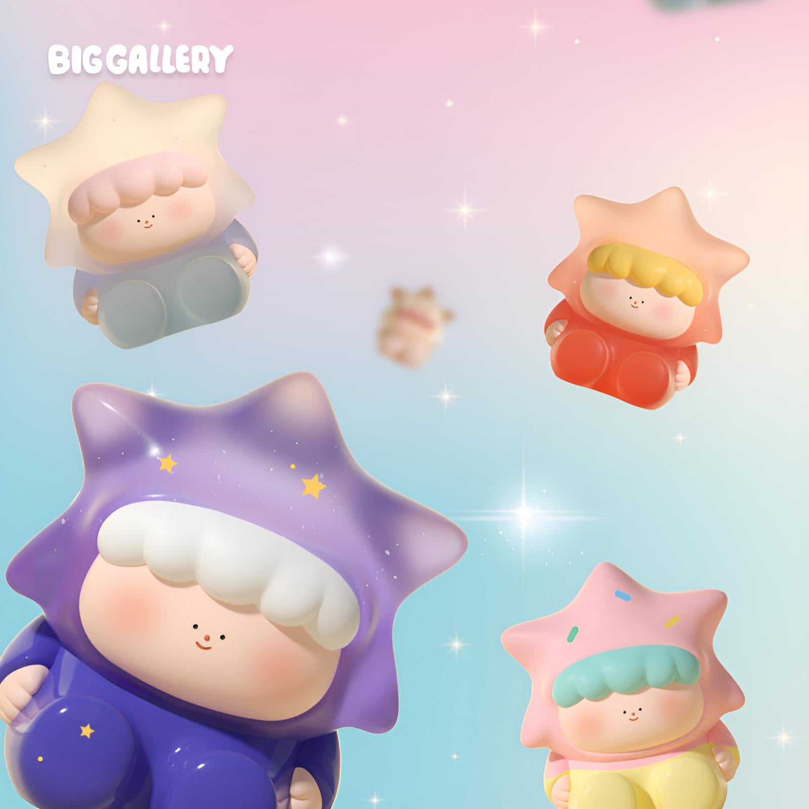 Wishing Stars Series Blind Bag by BigGallery featuring dreamy star-inspired Mini Beans collectible figures