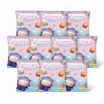 Ten blind bag packages for Wishing Stars Series Blind Bag with 5 random Mini Beans inside each bag